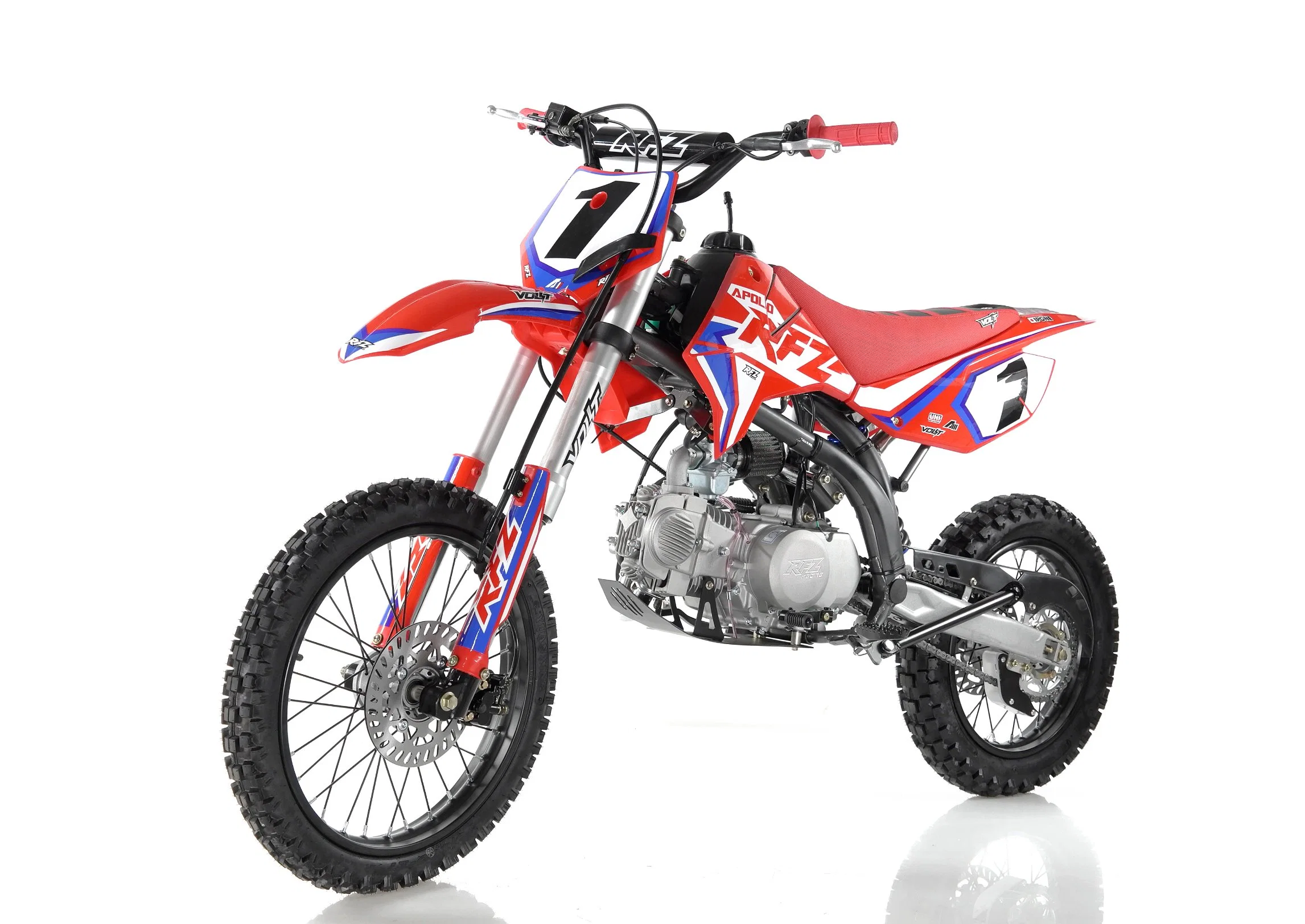 Apolllo Rfz Jaguar 125cc Dirtbike Electric Start Offroad 17/14