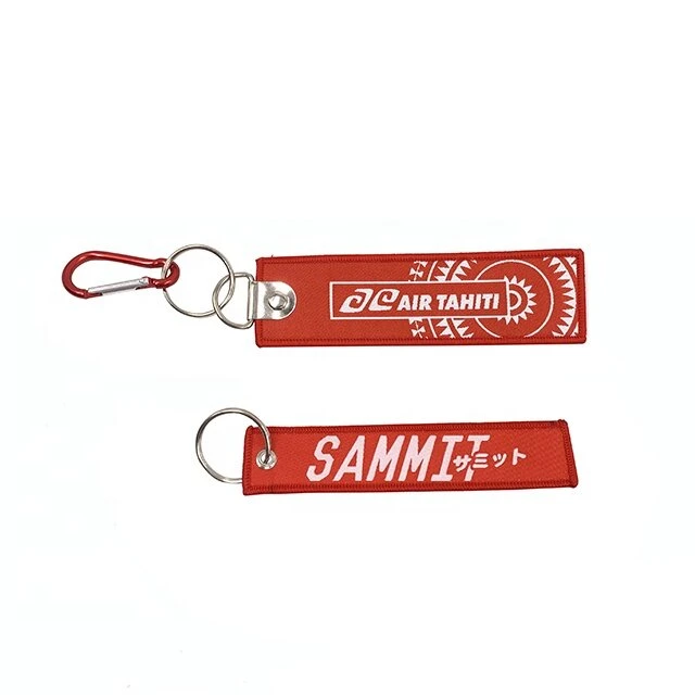 Custom Logo Printed Sublimation Strap Wrist Polyester Keychain