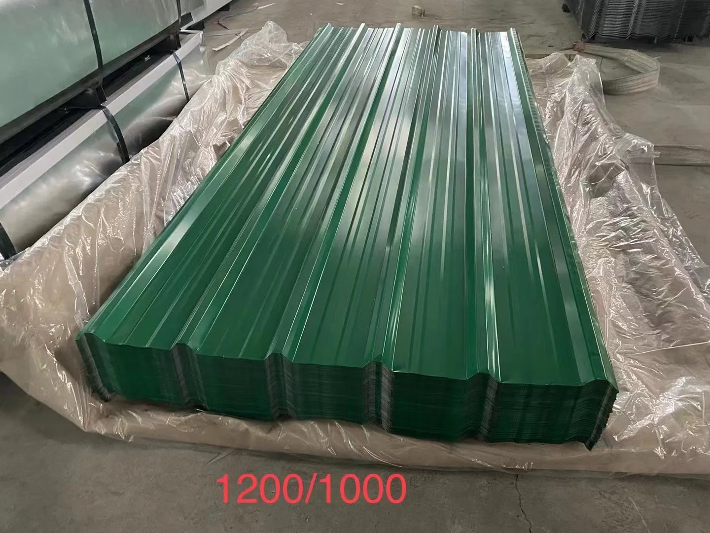 0.12*900*3000 0.15*800*3000 PPGI Corrugated Galvanized Steel Sheet Tile Dx51d SPCC Bwg30 PVDF Ral Red Blue Green Color Building Material Roofing Sheet