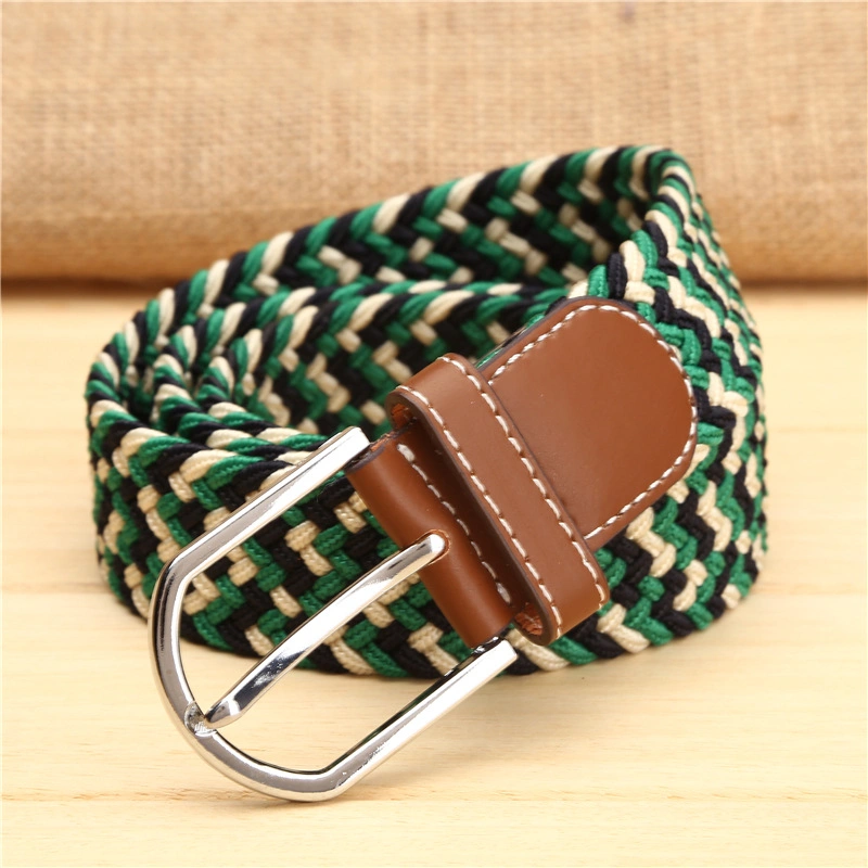 Factory Custom Webbing Accessories Braided Belt Fabric Weaving Casual Golf Pants Jeans Shirts Accessories