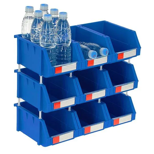 Warehouse Plastic Industrial Stackable Storage Bin Box for Small Parts Screws