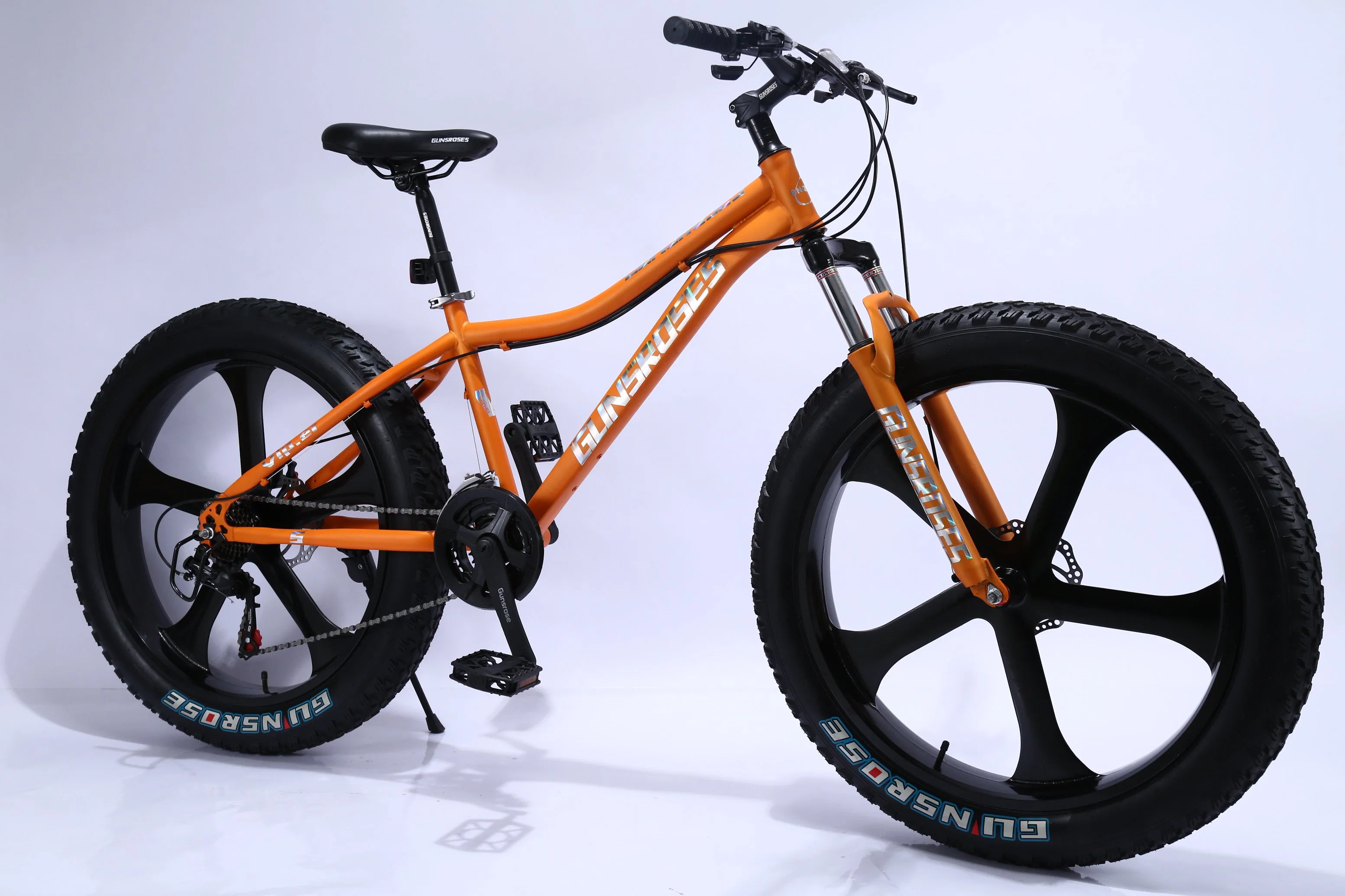 26"Wheel with Minimum Cheap Fat Bike / Fat Tire Snow Bike 26 Inch 21 Speed High Carbon Steel Frame BMX