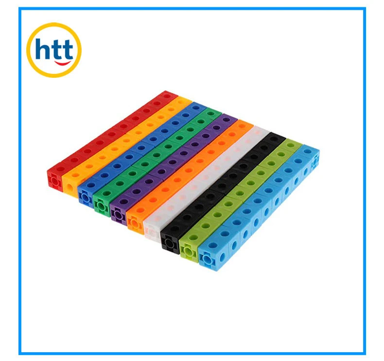 Math Classroom Plastic Building Blocks Math Linking Cubes