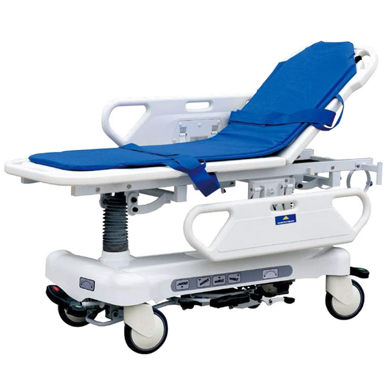 [Mdk-D9] Ambulance Foldable and Convertible Rescue Stretcher Trolley on Casters for Emergency Transfer for Hosptial and Medical Use as Hospital Equipment