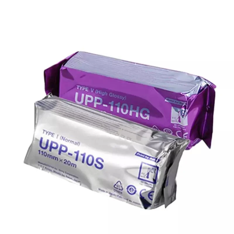 CE Certificated Disposable Medical Ultrasound Thermal Paper Roll for Printer Upp-110hg Upp-100HD Upp-100s