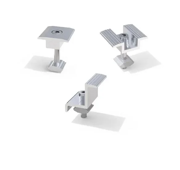 Aluminum Solar Panel Mounting Brackets - MID Clamp End Clamp for Framed Panels