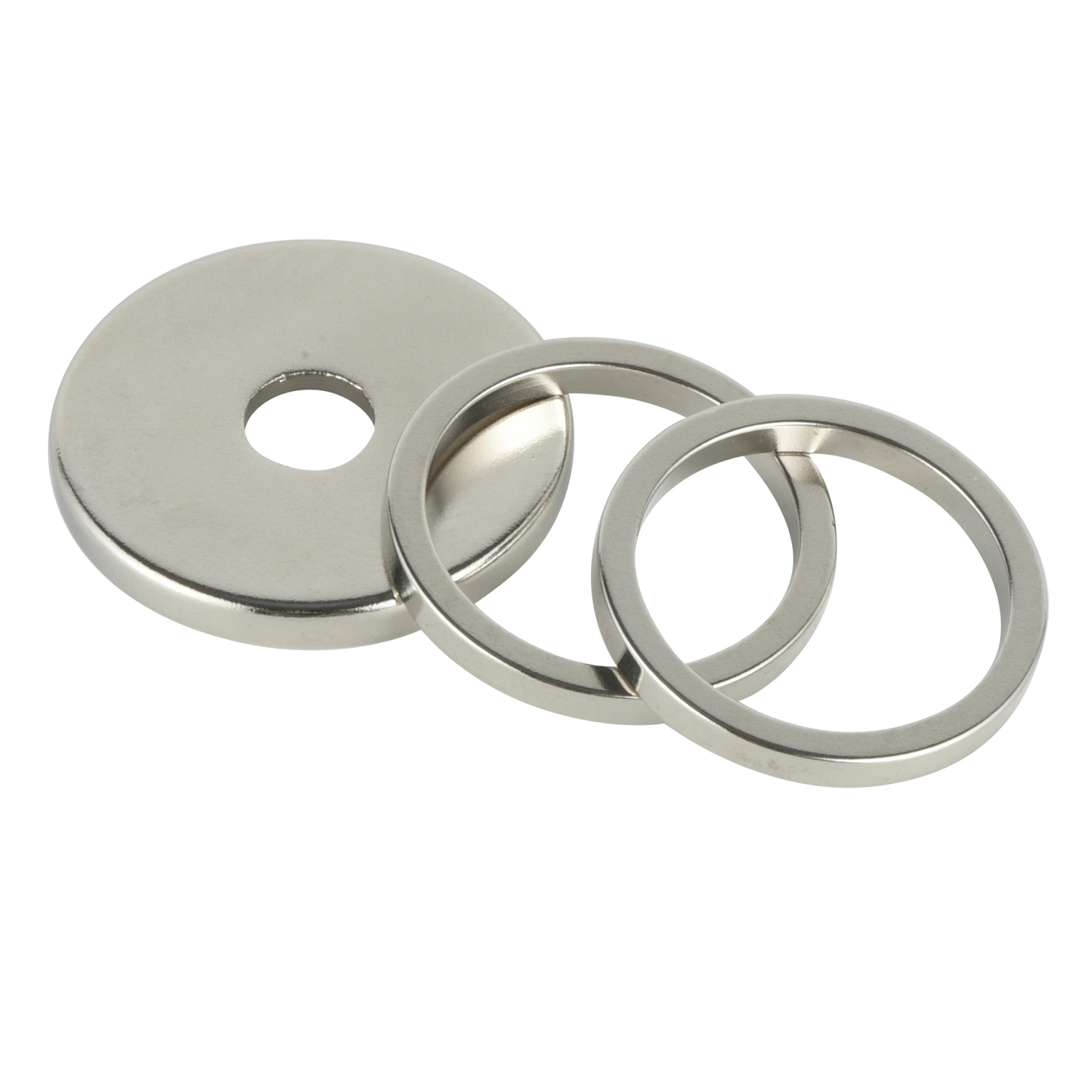 Customize N38 Nickel Zinc Gold Neodymium NdFeB Ring Magnet for Packing Box