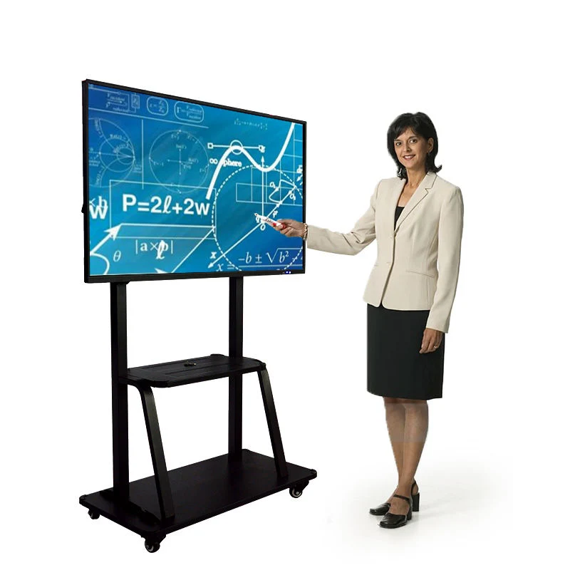 OLED Transparent Display Screen Floor Standing Kiosk Transparent Double Side Display Totem Kiosk Display