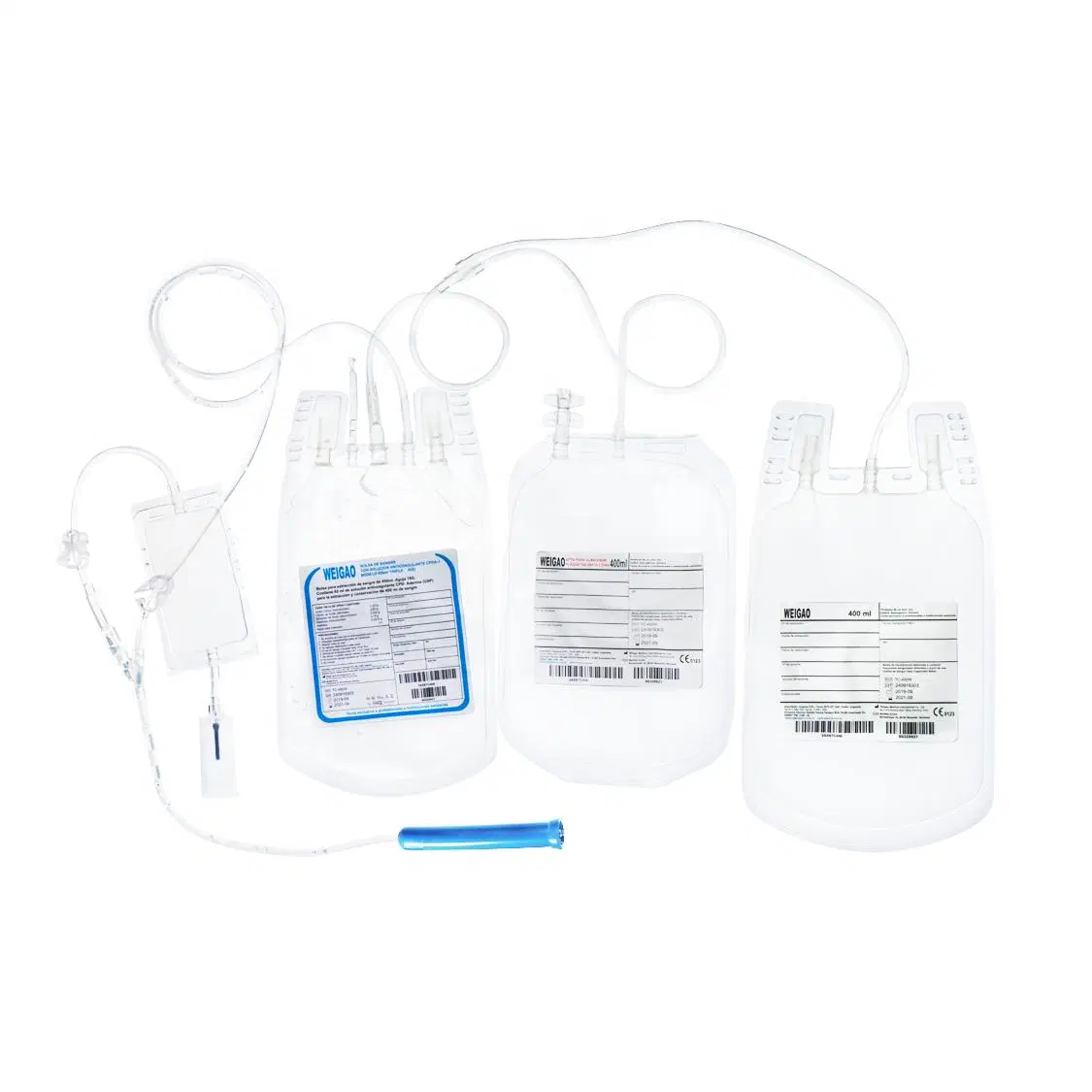 Medical Disposable Blood Bags Triple Blood Bag 450ml