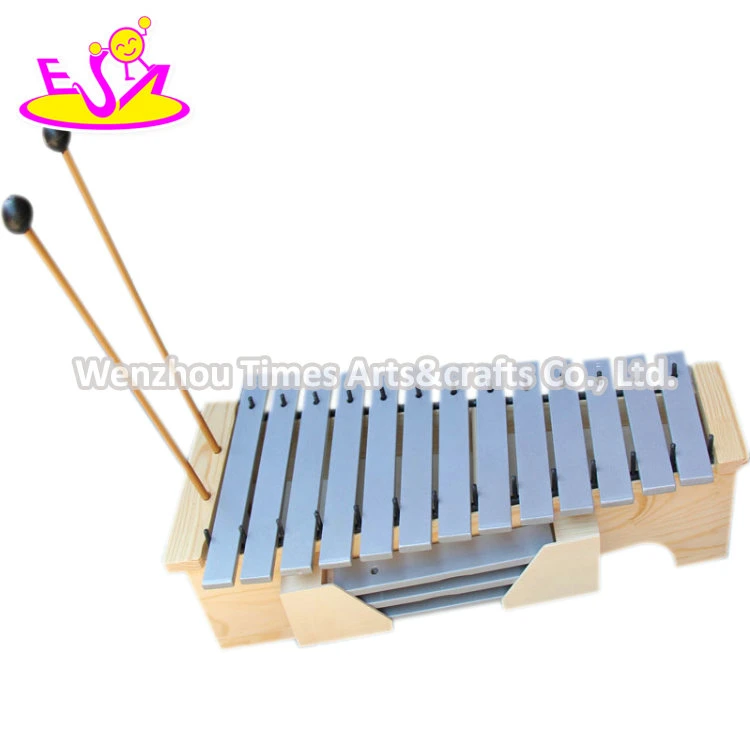 2021 New Arrival Gray Wooden Educational Knock Piano for Toddlers W07c093A