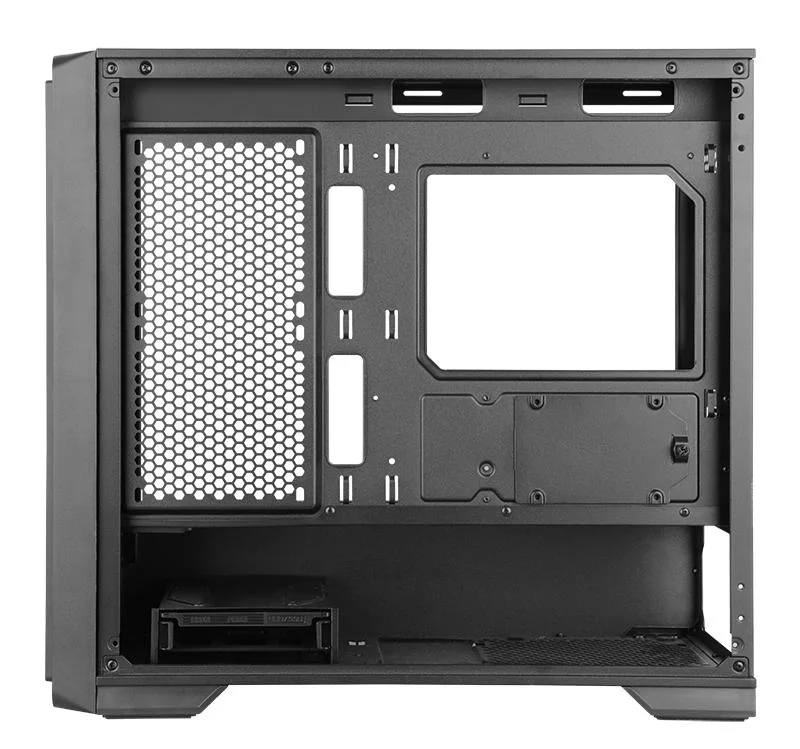 M-ATX/ATX 360 Liquid Cooler Tempered Glass Dual Function Panel Gaming Case