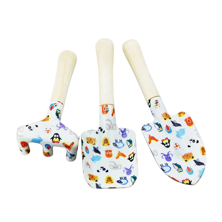 Promotional Gift Floral Printed Kids Mini Garden Tools Set