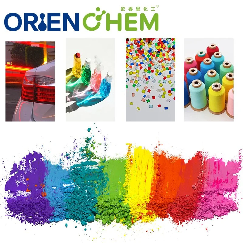 Solvent Dyes Red Yellow Green Blue Orange Violet Dyes for Plastic