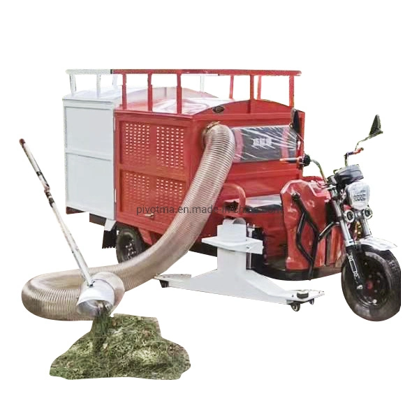 Ride-on Medium Hardness Electric Leaves Suction Vehicle Road Cleaning Machine