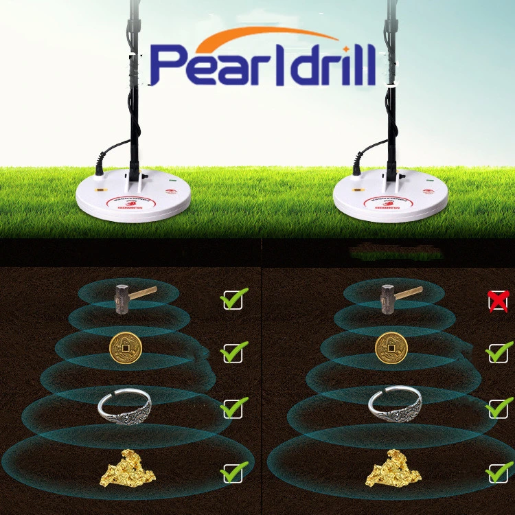 Pearldrill Multiple Detection Modes Strong Anti-Interference Metal Gold Detector for Exploration Archaeology