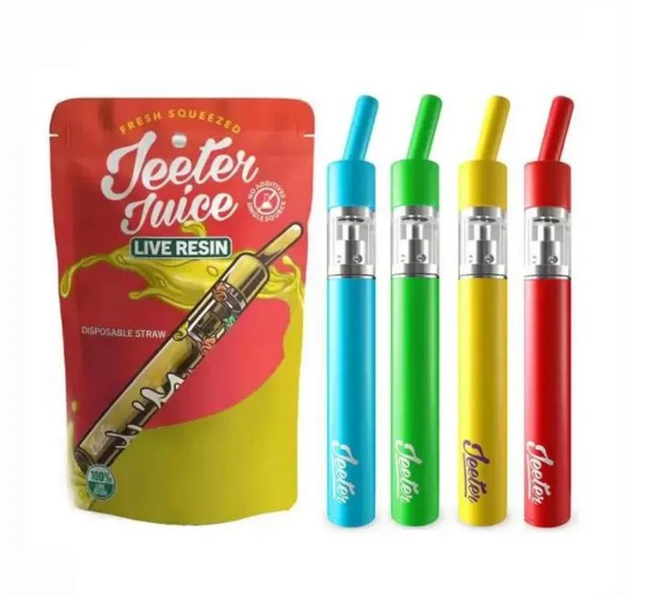 Suco Jeet Live Caneta Vapes descartáveis recarregável de resina e cigarros 10 cepas Kits de cápsulas de Dispositivo 0,5Ml 1.0Ml sachê vazio 180mAh Vape Cera Dax canetas de feltro