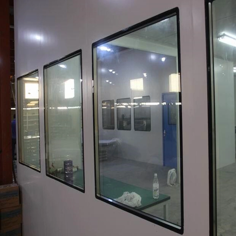 High-Strength Aluminum Glasse Cleanroom Window for Pharmaceutical Laboratory with ISO9001