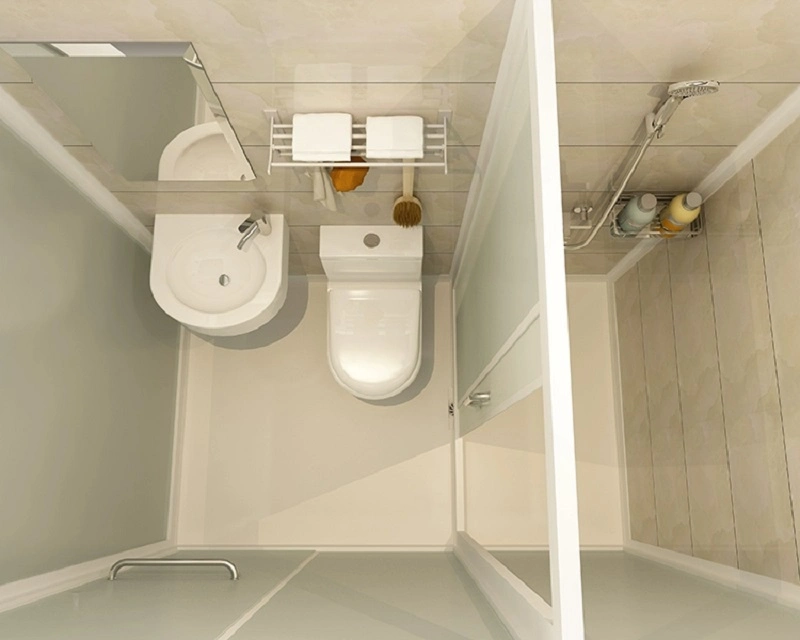 Un hôtel de premier ordre dans une salle de bains luxueuse Salle de bain avec toilettes et toilettes modulaires portables