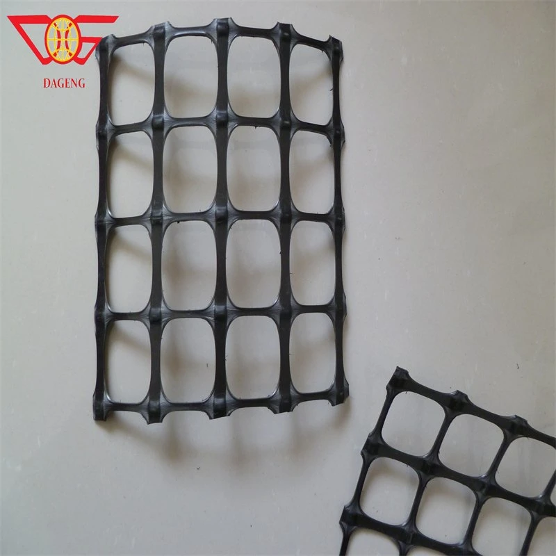 High Tensile Strength Road Construction PP Biaxial Plastic Geogrid