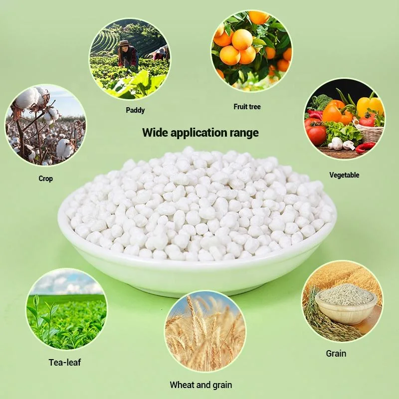 Agricultural Grade Nitrogen Fertilizer Ammonium Sulfate 20.5% White Granular Size 2-5mm Fertilizer