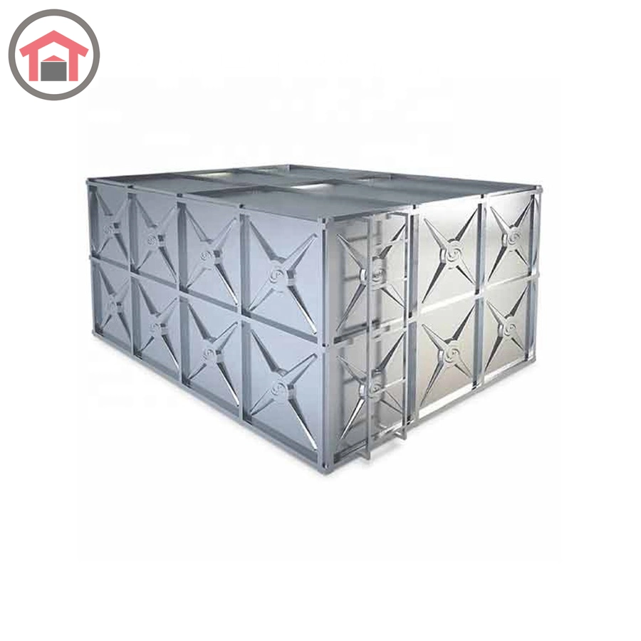 Durable vis modulaire SMC panneau Coupe Large Metal en acier galvanisé de stockage des réservoirs en métal pour le stockage des eaux de pluie