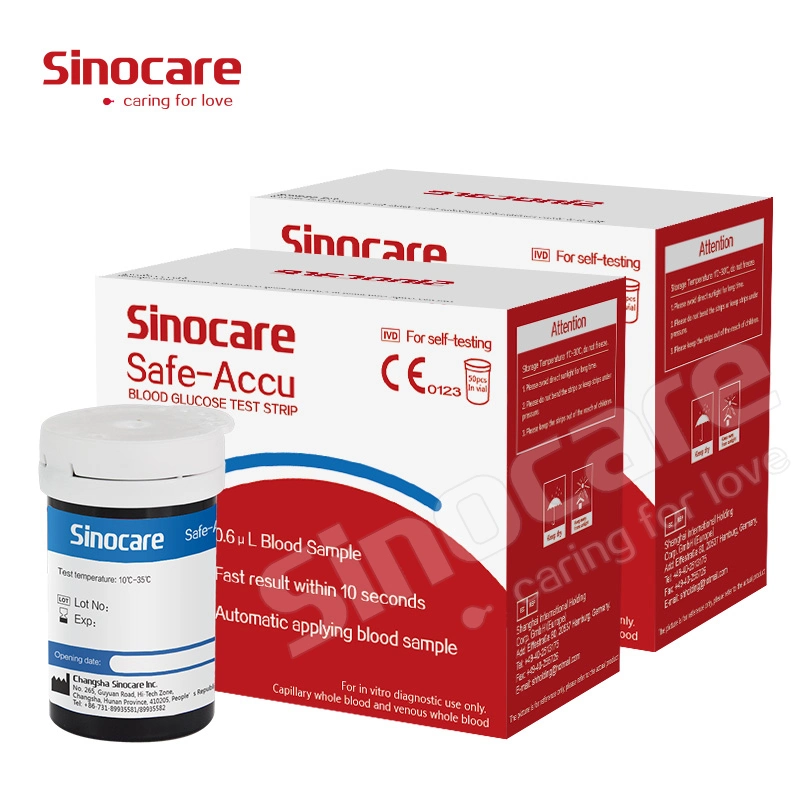 Sinocare Blood Glucose Meter Hospital Glucose Meter Blood Sugar Monitor Diabetic Test Meters