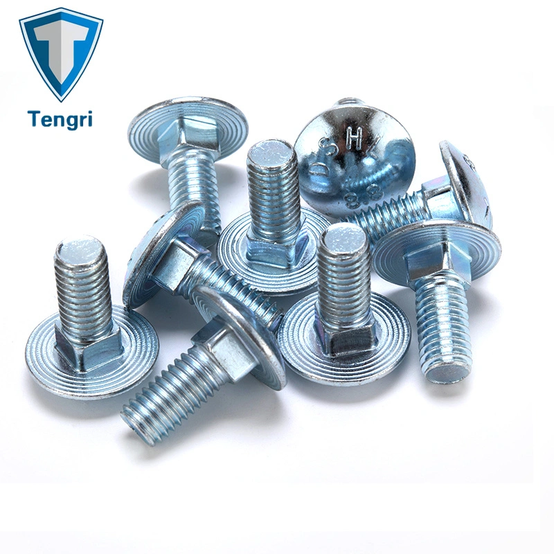 Carriage Bolt Mushroom Round Short Square Neck Head Bolt Coach Bolt Hex Bolt T Bolt U Bolt Toggle Bolt Anchor Bolt Screw Bolt Railway Bolts Lag Bolt in Stock