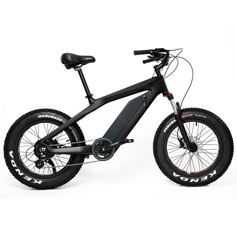 Kontax 20 pouces fibre de carbone 48V13ah pédale assistée électrique cachée batterie Vélo E Vélo