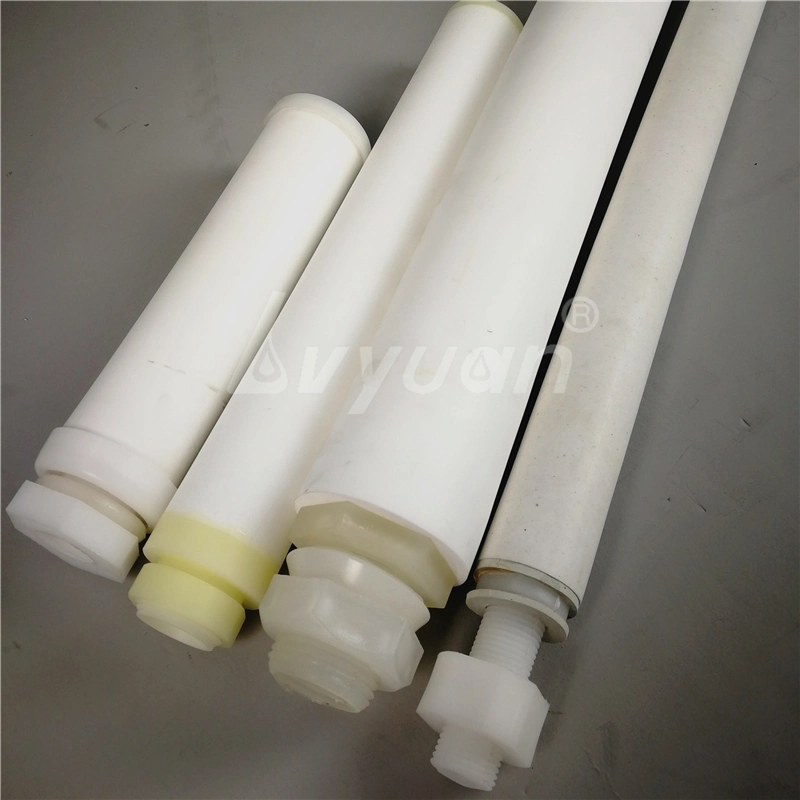 Manufacture Custom Porous Plastic Sintered PE PA Filter Cartridge & Membrane Filter with Screw Connector