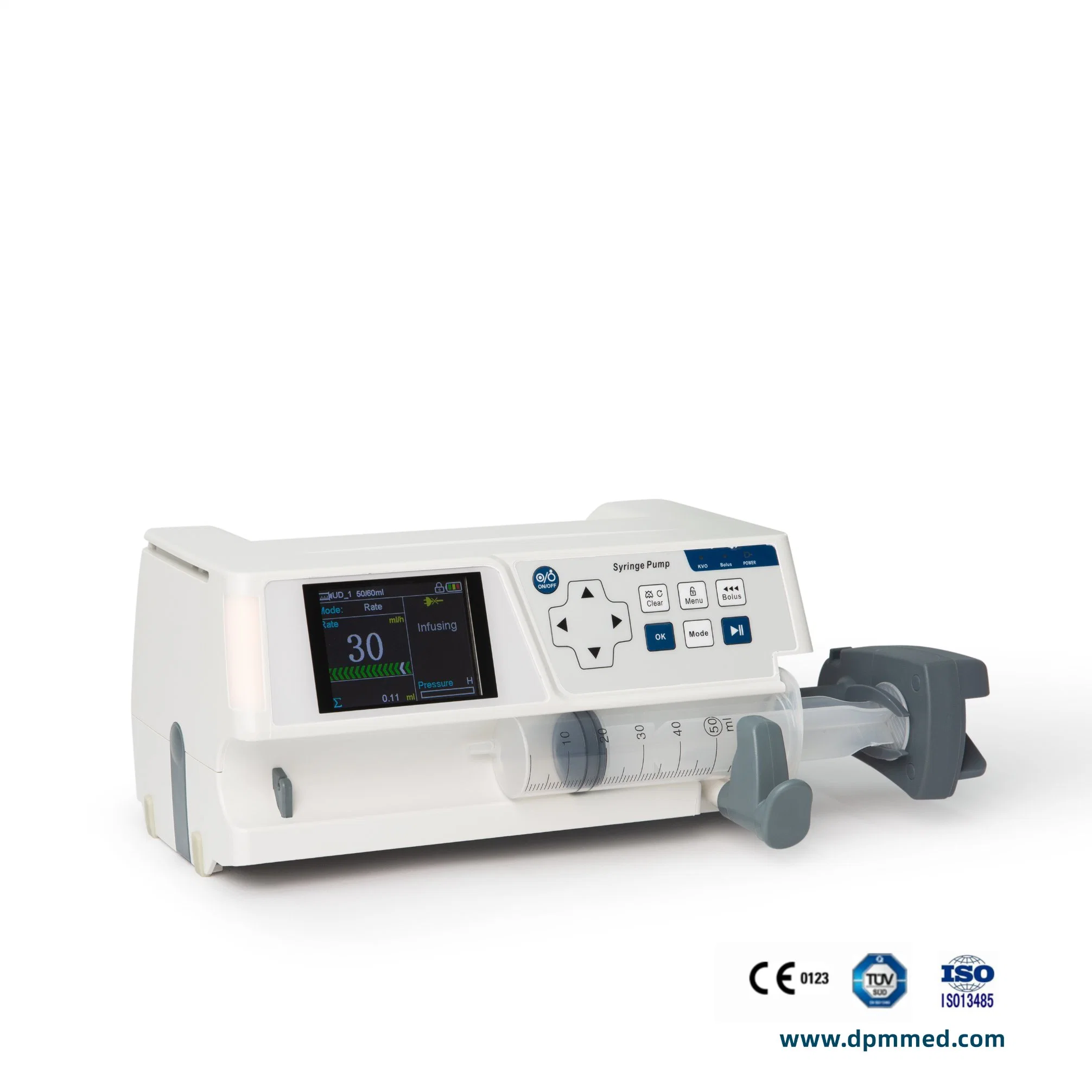 Precios baratos eléctrico portátil inteligente CTI de la bomba de jeringa de Clínica Médica de la ICU