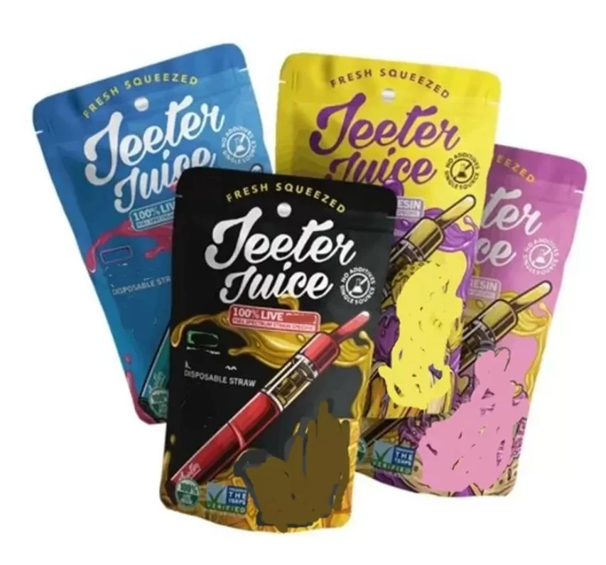 Mayorista/Proveedor de la fábrica de jugo de Jeter vacía de resina en vivo de Vape envases desechables de dispositivo con bolsas de Mylar