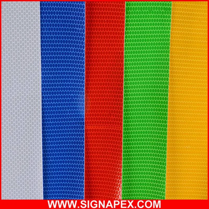 Signapex 2023 High Quality PVC Reflective Film/Custom Size and Color Reflective Vinyl, Self Adhesive Reflective Vinyl Film