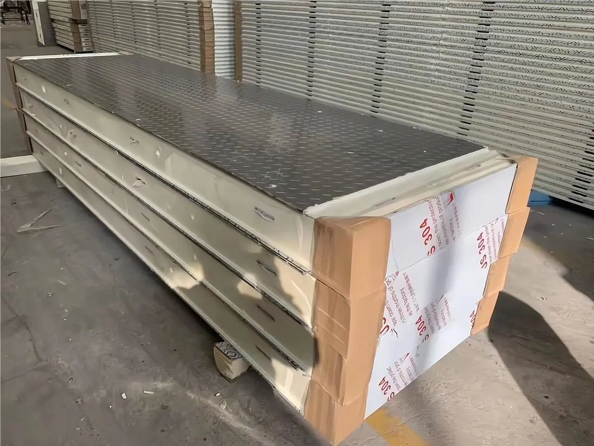 100mm PU Panels Insulated Sandwich Panel PU Foam Composite Boards