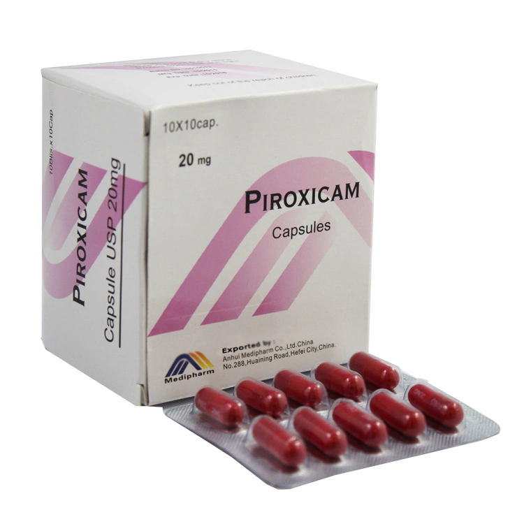 El piroxicam cápsula 20mg con el GMP