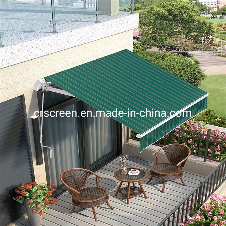 Retractable Patio Sun Shade Awning Fabric Awning For Outdoor Garden