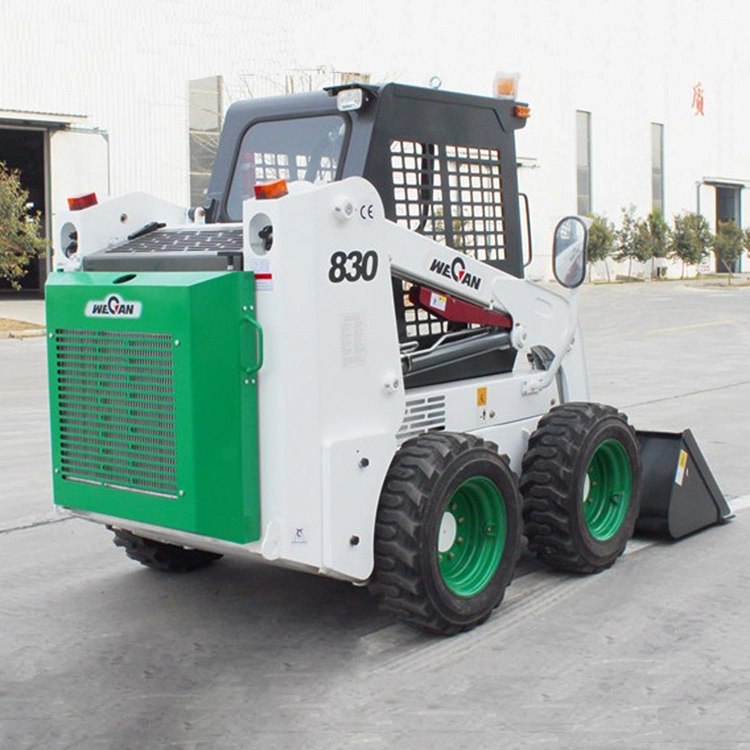 Wt830 Wecan 830kg cargadora de ruedas pequeñas Minicargador