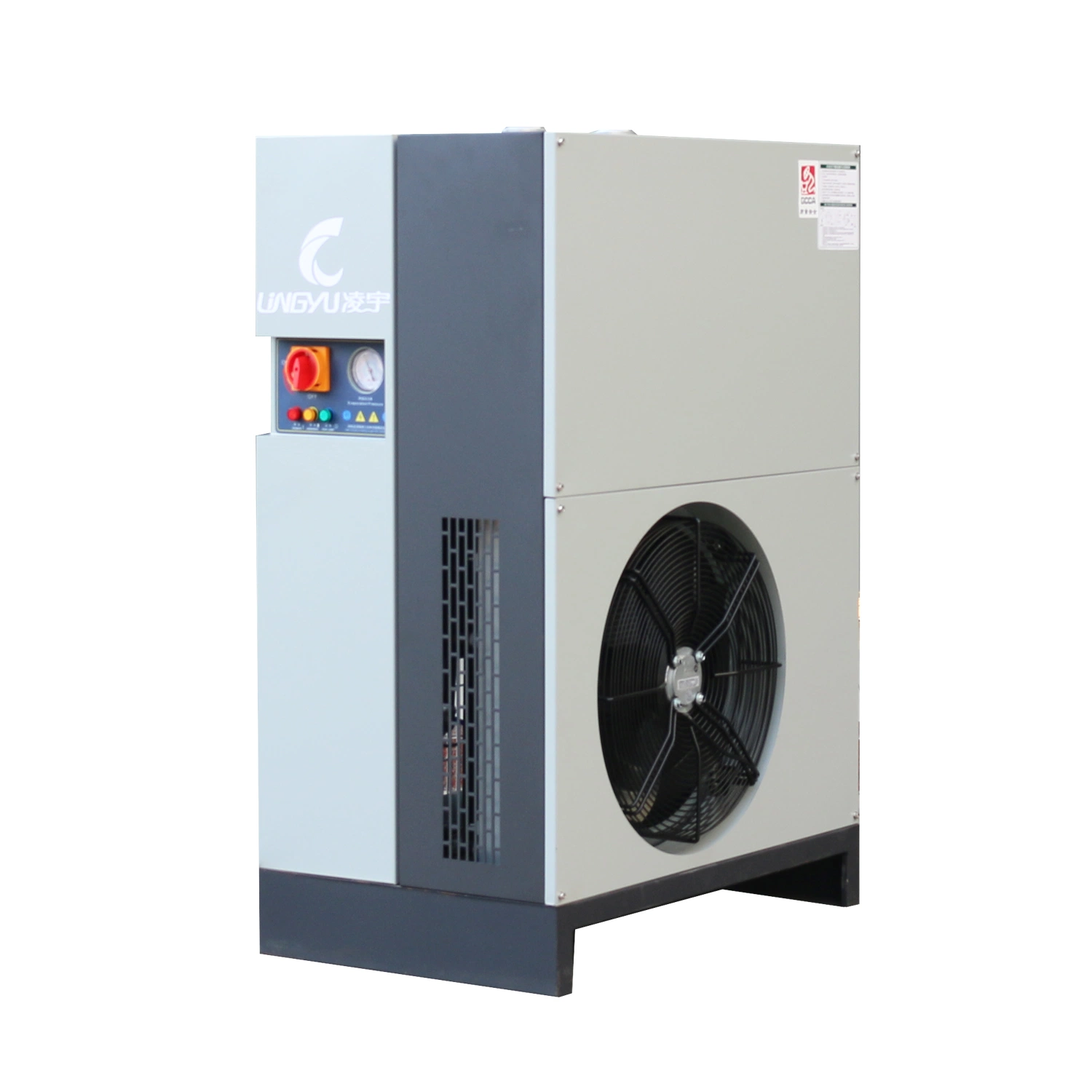 Lingyu Brand 2~8c Dew Point Industrial Refrigerated Air Dryer Machine Air Compressor Refrigerant Gas Dryer