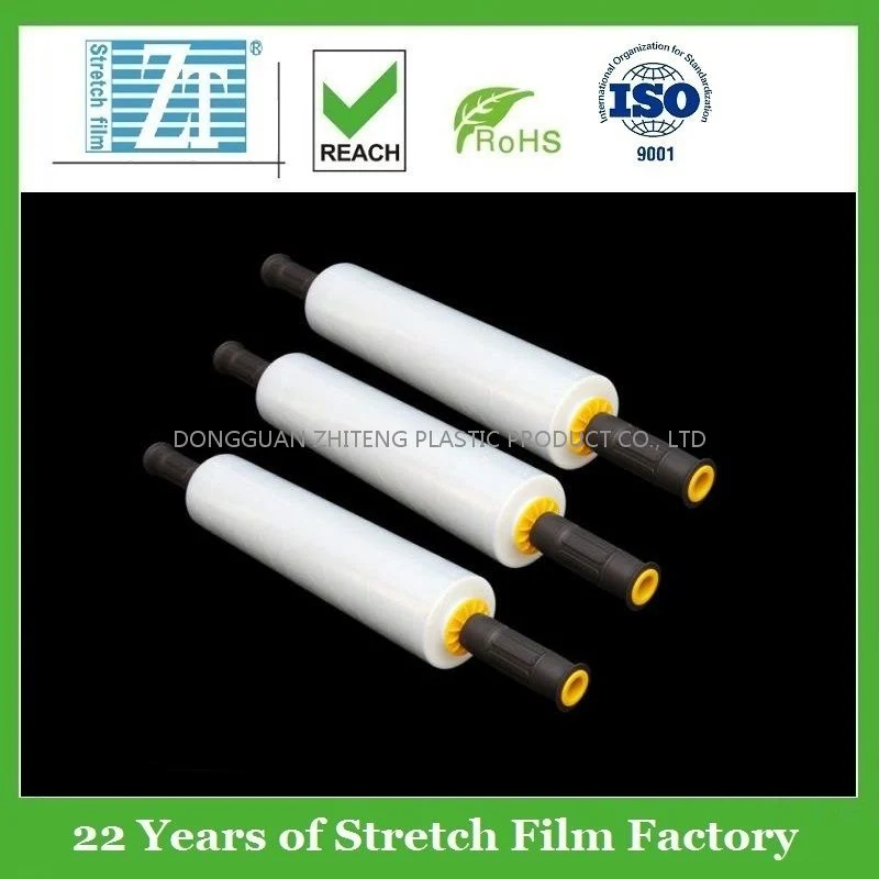 15 Inch X 1000 Feet 60ga for Pallet Wrap Industrial Strength Stretch Film with Handles