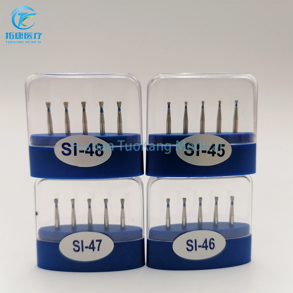 La perforación Dental dental de material de perforación de alta velocidad rebabas suministro médico dental 5pcs/Pack serie IS