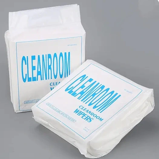 White 55%Cellulose45%Polyester Spunlace Nonwoven Cleanroom Class 10000 Cleaning Paper Wipes

Lingettes en papier de nettoyage en salle blanche en non-tissé de cellulose 55% polyester 45% spunlace de classe 10000