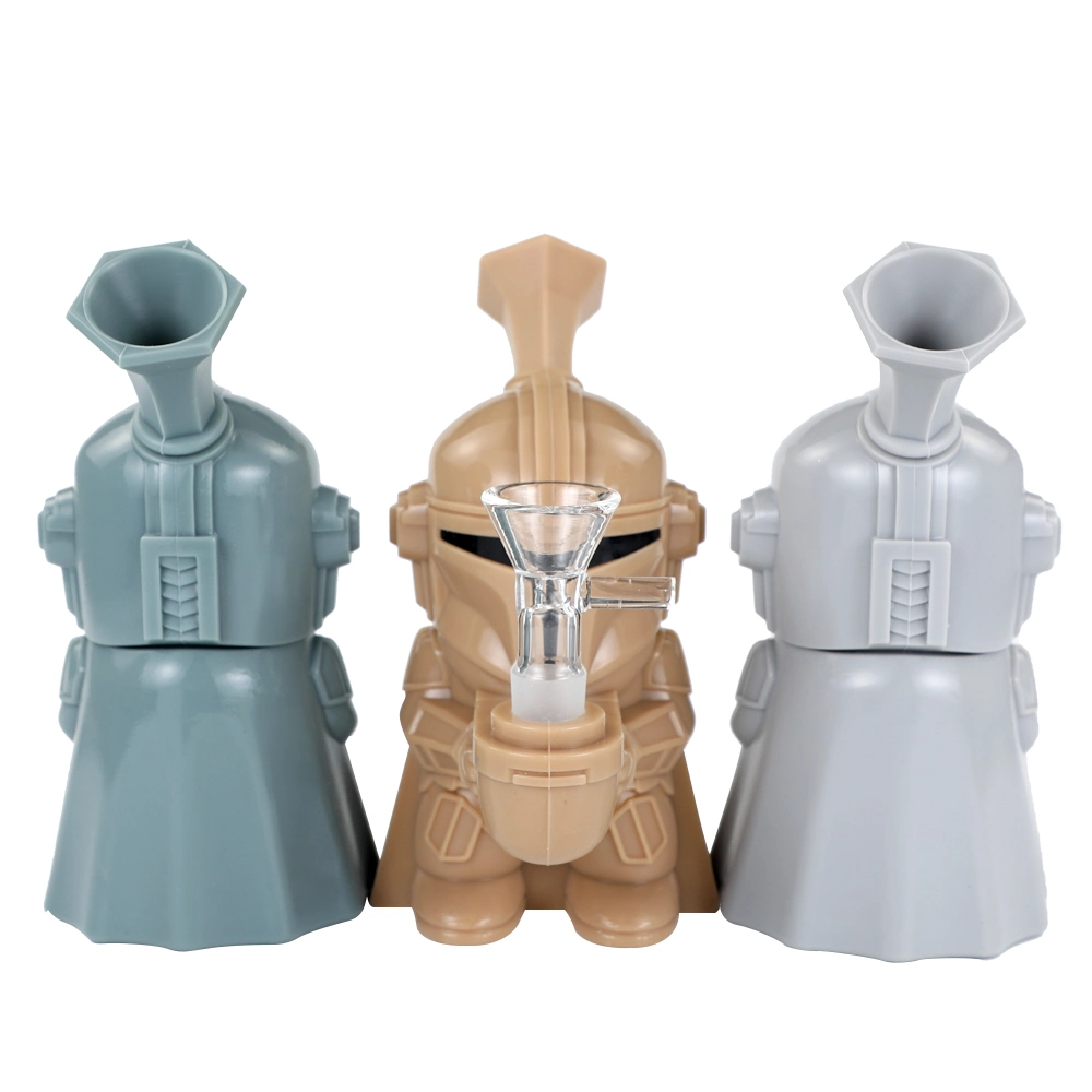 Silicone Smoking Mandalore Water Pipe Hot Sell Glass Animated Star War