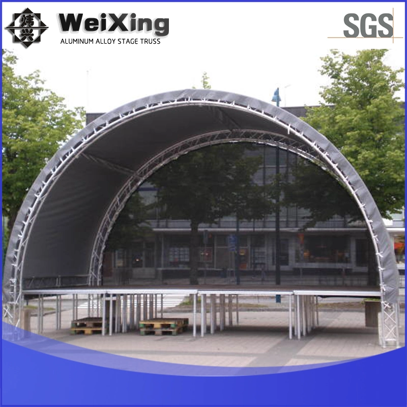 China Spigot or Bolt Connection Way Aluminum Decorate Circle Truss Lighting System Truss