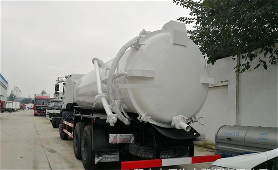 JAC 16000 litros fosa séptica de limpieza de alcantarillas de depósito de lodos de aguas residuales residuos fecales de aspiración de la cisterna camión