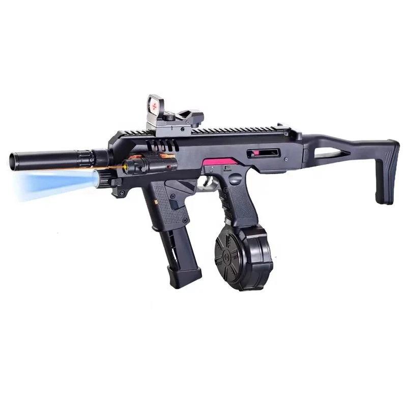 جاهز للشحن طقم تحويل Carbine دليل مكبر الكرة Gel Ball Blaster مسدس آلي بيستولا دي هيدغل هدية مربع لون أسود