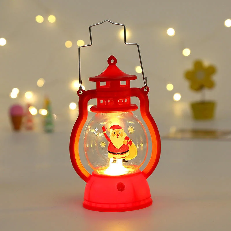 2023 New Year Christmas Lights Decorations Christmas Lantern Portable Wind Lamp Gift