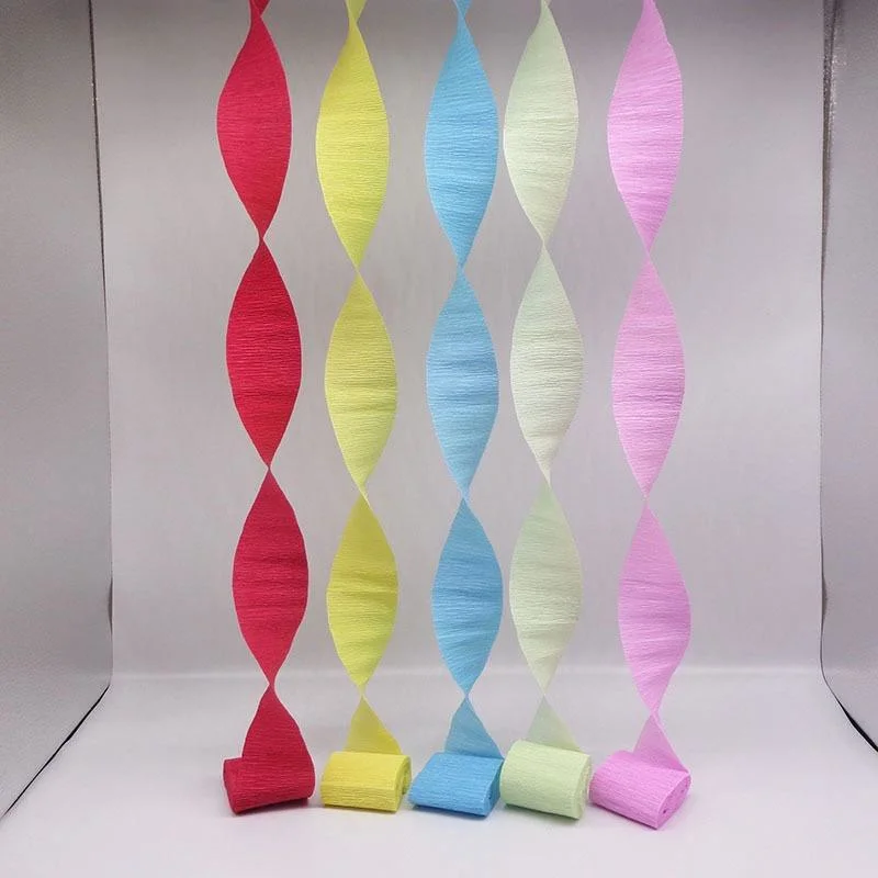 OEM Neon Streamer Craft Crepe Paper