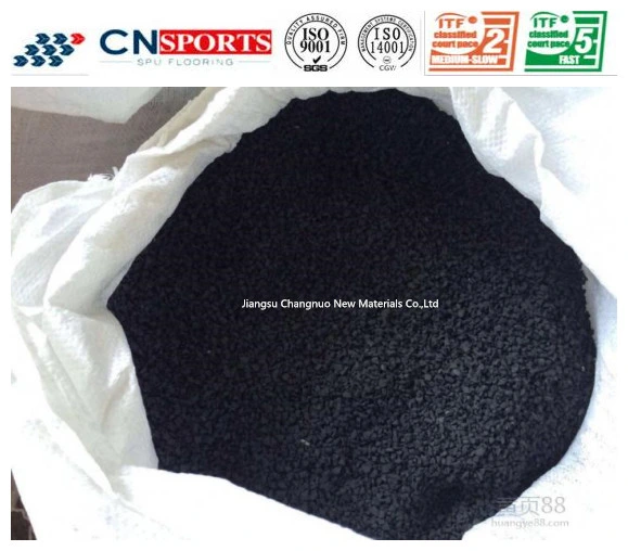 Black SBR Rubber for Sports Flooring and Running Track