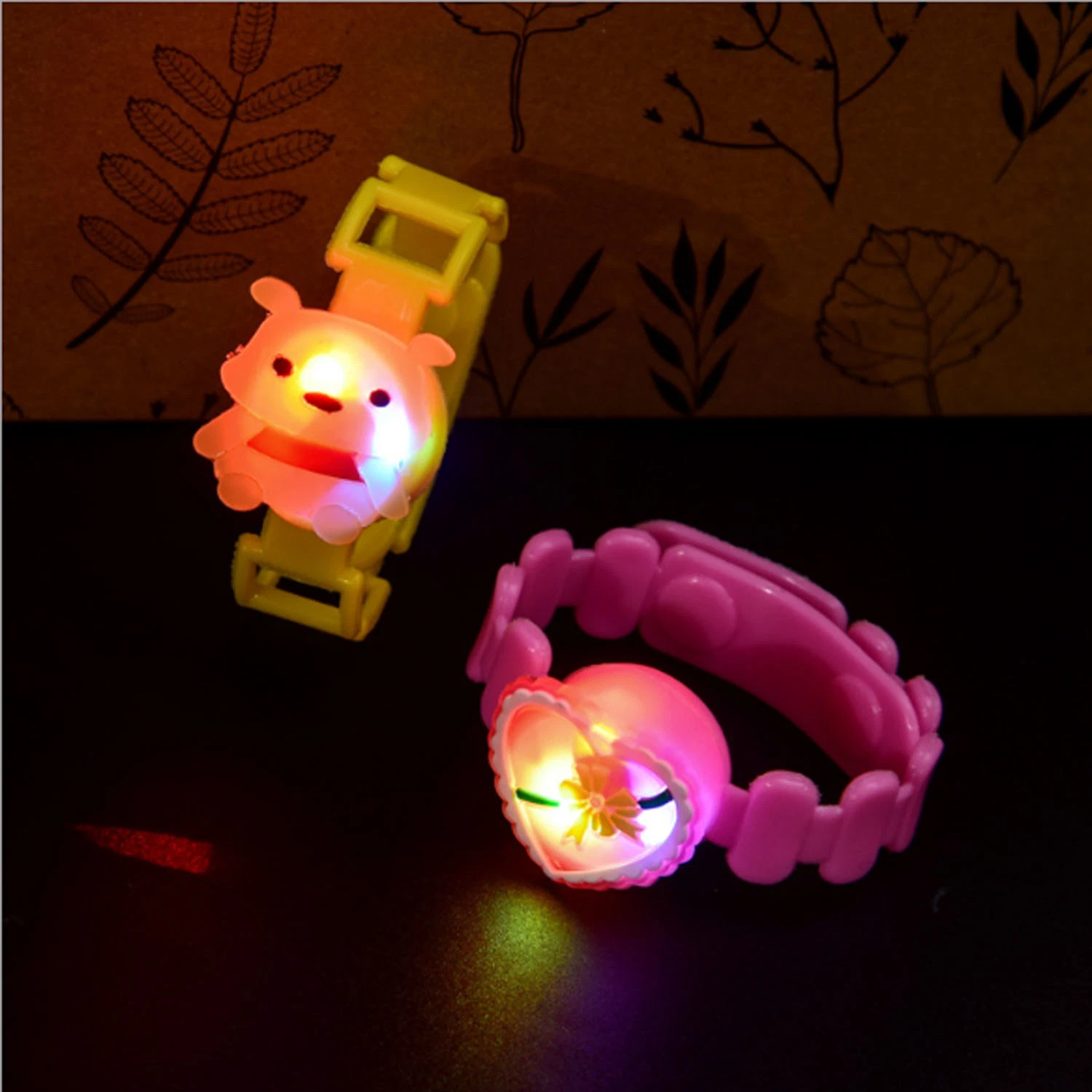 LED Wristband Adjustable Bracelet Party Kids Toy Gift