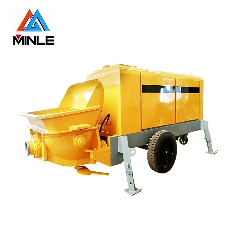 Cement Pump Trailer Mounted Diesel Concrete Pump Car Hbts80 Exported to Philippines