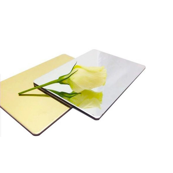 Diversified Design Aluminum Alloy Decoartion Material Mirror Sandwich Panel